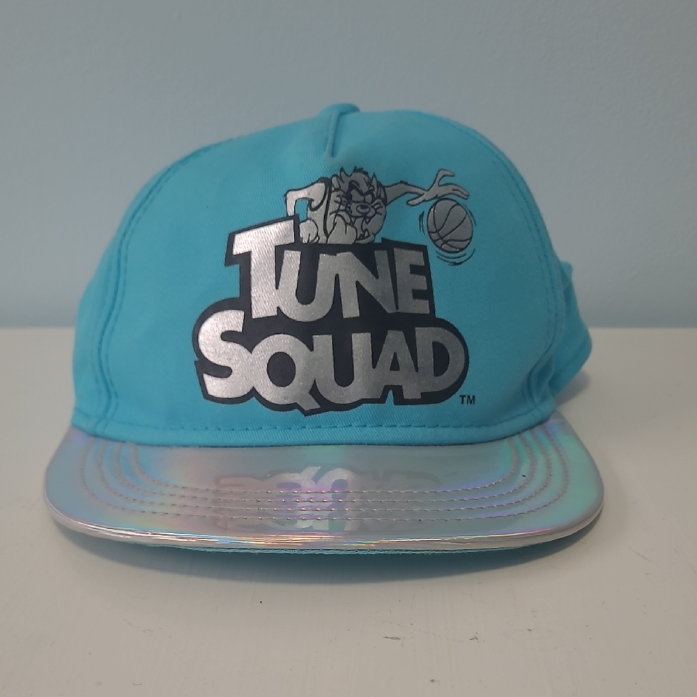 Space Jam Tune Squad Blue and Silver Snap Back Hat Youth